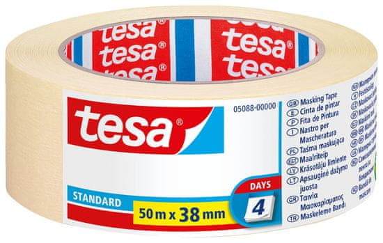 Tesa Maskovacia páska STANDARD, odstrániteľná do 2 dní, 50m x 38mm