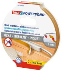 Tesa Powerbond SLIM úzká obojstranná montážna lepiaca páska, iba 9 mm široká