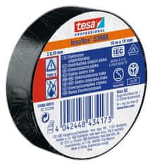 Tesa PVC elektroizolačná páska (IEC 60454-3-1), čierna, 10m x 15mm