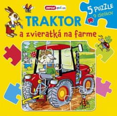 Šamalíková Pavlína: Traktor a zvieratká na farme - puzzle