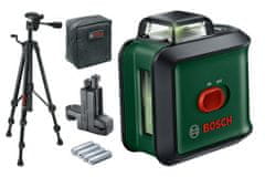 Bosch Universal Level 360 + TT 150 + MM03 krížový laser zelený UniversalLevel 360 sada premium