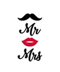 Crearreda FM S Mrs. & Mr 59511 Nápis Mrs a Mr