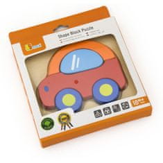 New Classic Toys Drevené puzzle pre najmenších Viga Auto