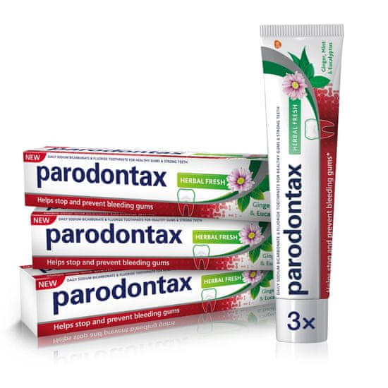 Parodontax Herbal Fresh zubná pasta 3x 75 ml