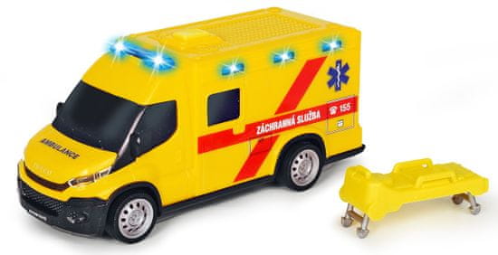 DICKIE Ambulancia Iveco, česká verzia, 18 cm
