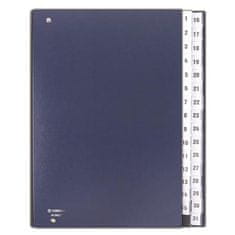 Donau Triediaca kniha, tmavo modrá, koženka, A4, 1-31, 8696001-18