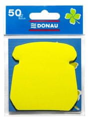 Donau Samolepiace bloček v tvare telefónu, 50 lístkov, žltý, 7561001PL-11