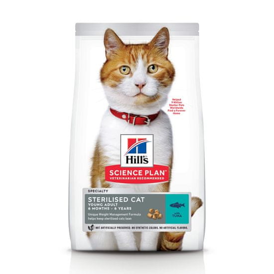 Hill's Science Plan Feline Young Adult Sterilised Cat Tuna 3 kg