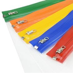 RAPESCO Obálka na zips "Zip Strip", mix farieb, A4+