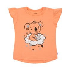 NEW BABY Detské letné pyžamko Dream lososovej - 80 (9-12m)