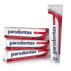 Parodontax Classic 75 ml Zubná pasta bez fluóru 3 ks