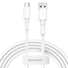 BASEUS Durable kábel USB / Micro USB 2.4A 1m, biely