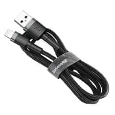 BASEUS Cafule kábel USB / Lightning QC3.0 2A 3m, čierny/sivý