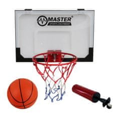 Master basketbalový kôš s doskou 45 x 30 cm