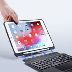 Dux Ducis Wireless Keyboard puzdro s klávesnicou na iPad Pro 10.5'' 2017 / iPad Air 2019, čierne