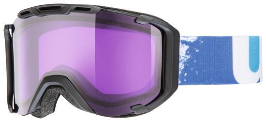 Uvex lyžiarske okuliare Snowstrike, black mat/psycho (2224)
