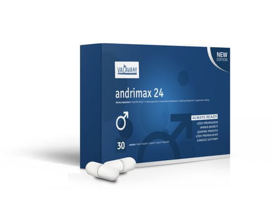 Valavani Andrimax 24 - AKCIA 20 + 10 kapsúl na podporu potencie