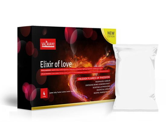 Valavani Elixir of love 4 sáčky (á 5.28mg) rozpustné afrodiziakum pre mužov i ženy
