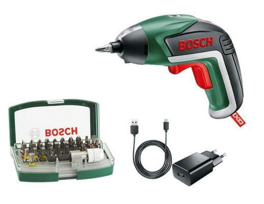 Bosch Aku skrutkovač IXO V + Bitset (0.603.9A8.00S)