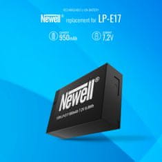 Newell LP-E17 batéria akumulátor pre Canon LP-E17 s USB nabíjačkou