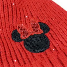 Cerda Detská zimná čiapka s aplikáciami MINNIE MOUSE Red Premium ,2200004283