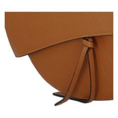 Delami Vera Pelle Menšie dámska kožená kabelka Leather mini, hnedá
