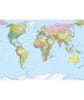 papierová fototapeta 4-050 World Map, rozmery 254 x 184 cm