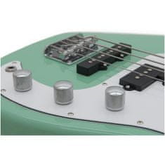 Dimavery PB-500, elektrická basgitara, surf green