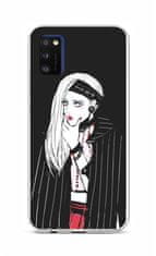 TopQ Kryt Samsung A41 silikón Dark girl 52963