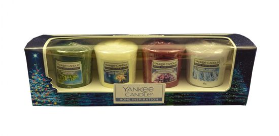 Yankee Candle Darčeková sada 4 ks votívnych sviečok 49 g