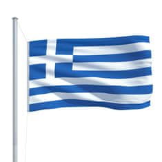 Vidaxl Vlajka Grécko 90x150 cm