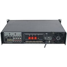 Omnitronic MPVZ-180.6, 100V 6-zónový mixážny zosilňovač, 180W