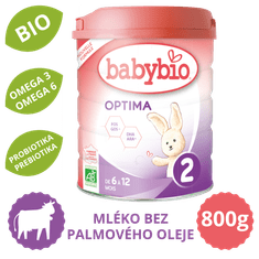 Babybio OPTIMA 2 dojčenské bio mlieko 800 g