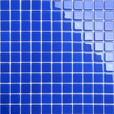 Maxwhite Mozaika CH4013PM sklenená modrá tmavá 30x30cm sklo