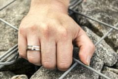 Beneto Bicolor prsteň z ocele SPP10 (Obvod 71 mm)