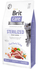 Care Cat Grain-Free Sterilized Weight Control 7 kg