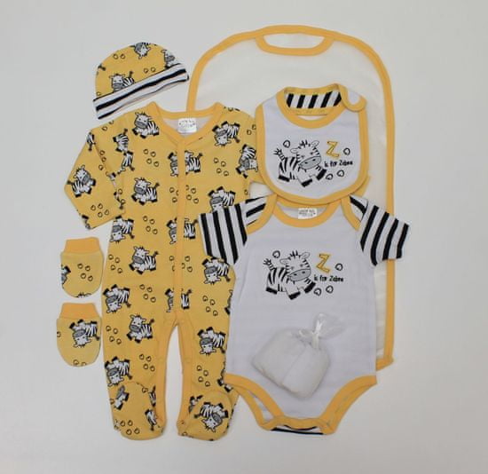 Just Too Cute Darčekový set žltý - zebra