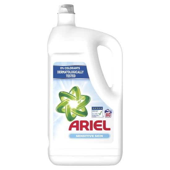 Ariel Sensitive tekutý prací prostriedok 4,4 l (80 praní)