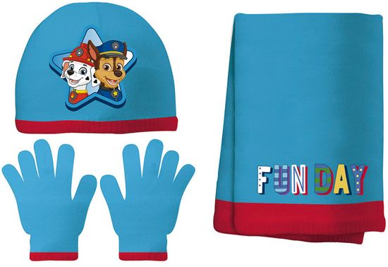 Disney chlapčenská súprava čiapky a rukavíc Paw Patrol