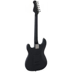 Dimavery ST-312, elektrická gitara, čierna matná