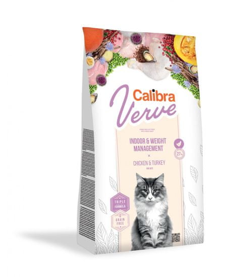 Calibra Verve Cat GF Indoor & Weight Chicken 750 g NEW