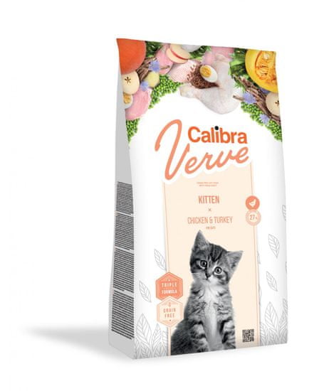 Calibra Verve Cat Verve GF Kitten Chicken & Turkey 3,5 kg NEW