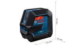 BOSCH Professional krížový laser GLL 2-15 G + LB10 (0.601.063.W00)