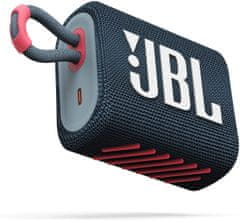 JBL GO 3, modrá/ružová