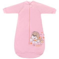 NEW BABY Detský spací vak psík ružový Veľkosť: 62 (3-6m)