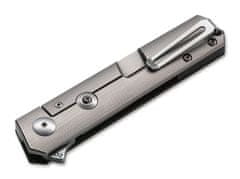 Böker Plus 01BO231 Kwaiken Compact Flipper Marble vreckový nôž 7,7 cm,uhlíkové vlákno, titán, puzdro