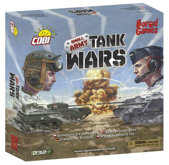 Cobi 22104 strategická stolová hra Tank Wars