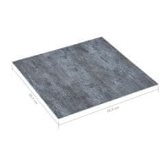 Vidaxl Samolepiace podlahové dosky 20 ks PVC 1,86 m2 sivý mramor