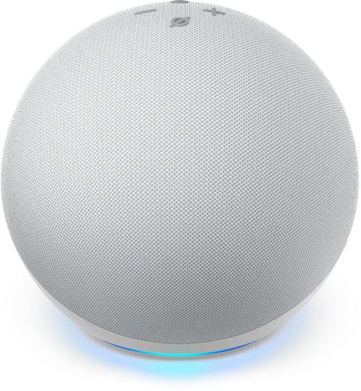Amazon All-new Echo Dot (4th generation), Smart Speaker with Alexa - Glacier White