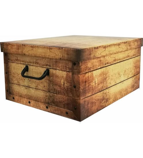 Compactor Skladacia úložná krabica Country - kartón box 50 x 40 x 25 cm